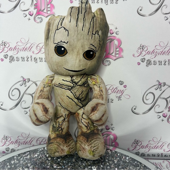 Disney Other - Groot marvel standable plush tree toy doll disney action figure cute stuffed